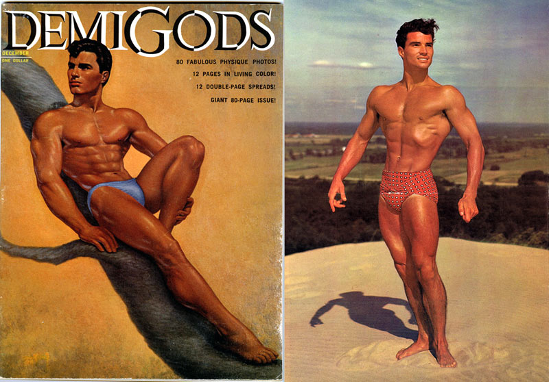 Glenn Bishop in physique magazines